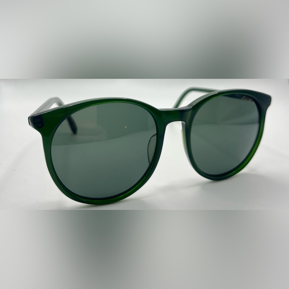 Vintage Eddie Bauer 3814 Green Round Sunglasses Frames Only